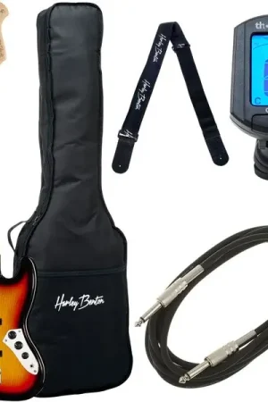 Prix promo - Harley Benton JB-40FL 3-Tone Sunburst Bundle