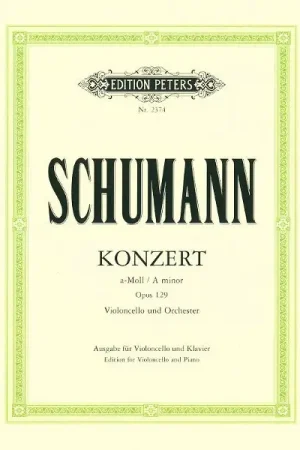 Commandez en ligne | Edition Peters Schumann Cellokonzert op. 129
