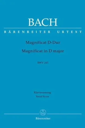 Commandez maintenant | Bärenreiter Bach Magnificat D-Dur