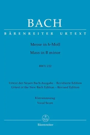 Bärenreiter Bach Messe h-Moll - Prix cassé