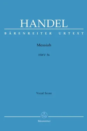 Meilleur prix | Bärenreiter Händel Messiah