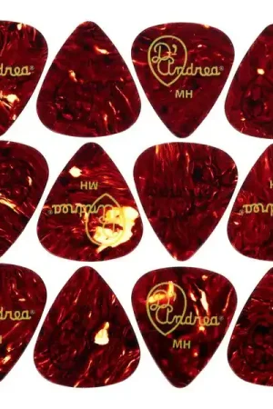 Livraison rapide - dAndrea Celluloid Pick Set 0,84 Shell