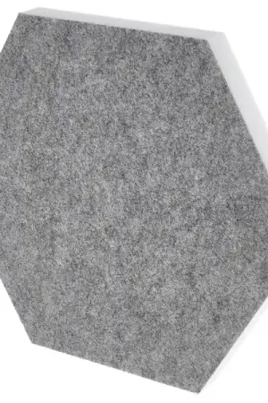 t.akustik Hexagon Melamine Light Grey 25 | Derniers exemplaires