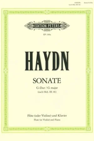 Edition Peters Haydn Flötensonate nach op.77 | Très bien noté