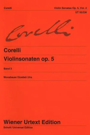 Jusqu'à épuisement des stocks - Wiener Urtext Edition Corelli Violinsonaten 2