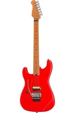 Excellente qualité - Harley Benton ST-80FR MN LH Radiant Red
