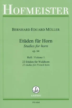 Friedrich Hofmeister Verlag Etüden für Horn 1 | Achat sécurisé