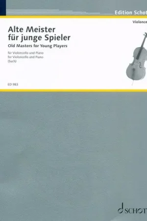 Très bien noté - Schott Alte Meister Cello