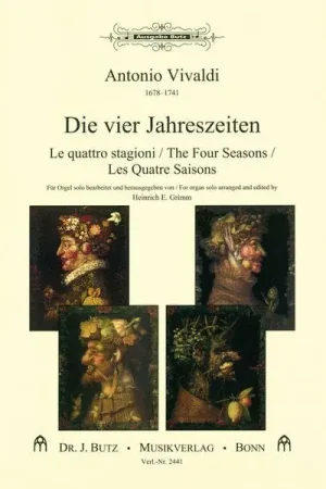 Offre exclusive - Dr. J. Butz Musikverlag Vivaldi 4 Jahreszeiten Orgel