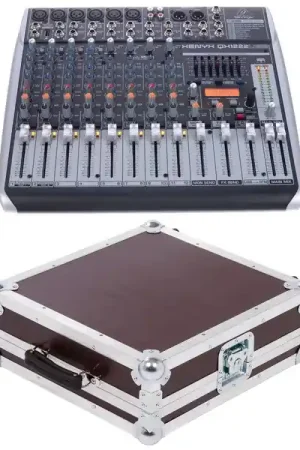 Behringer Xenyx QX1222USB Case Bundle - Prix imbattable