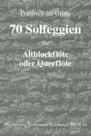 Prêt à expédier | Johannes Bornmann 70 Solfeggien
