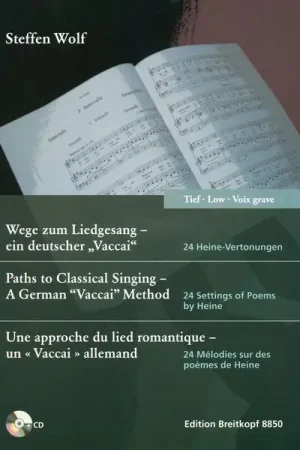 Commandez en ligne | Breitkopf & Härtel Wege zum Liedgesang Tief