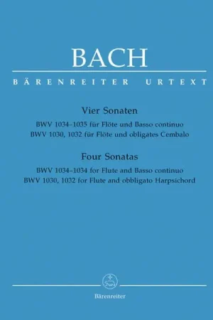 Se termine bientôt | Bärenreiter Bach 4 Sonaten für Flöte