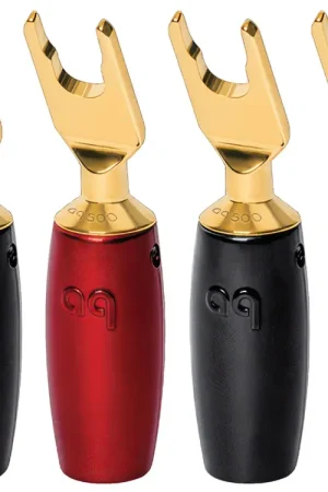 Offre du jour - AUDIOQUEST Série 500 Fourches Or (lot de 4)