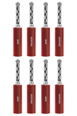 Tout juste ajouté - AUDIOQUEST Suregrip 100 BFA/Banane Silver (lot de 8)