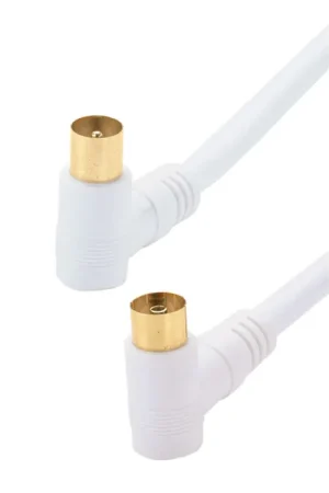 Excellente qualité - ERARD Cordon TV 9,52mm COUDÉ à 90°