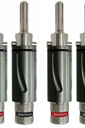 NORSTONE BANANA PLUGS BLS 500 (x4) Silver | Qualité premium