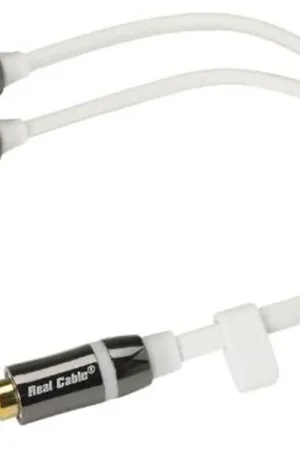 REAL CABLE iPLUG Dédoubleur Stéréo (0.2 m) | Qualité premium