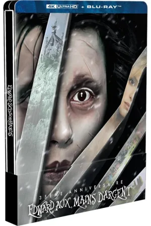 Affaire à saisir - EDWARD AUX MAINS D'ARGENT - COMBO UHD 4K + BD - STEELBOOK - EDITION LIMITEE