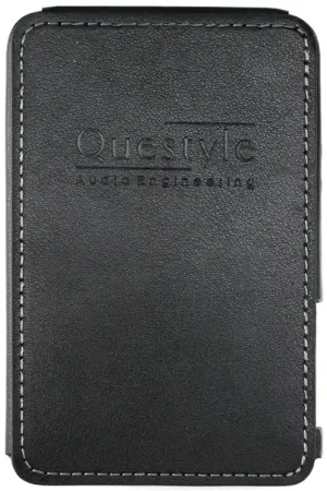 Nouveauté - QUESTYLE Pochette SIGMA Cuir Noir