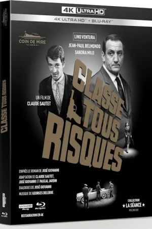 Expédition immédiate | CLASSE TOUS RISQUES - COMBO UHD 4K + BLU-RAY