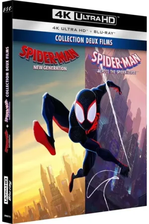 Prix mini | SPIDER-MAN : NEW GENERATION + ACROSS THE SPIDER-VERSE - 2 UHD + 2 BD