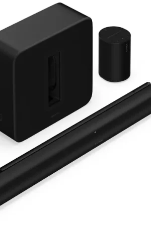 Tout juste disponible - SONOS ARC ULTRA + SUB 4 + 2x ERA 100 SL NOIR