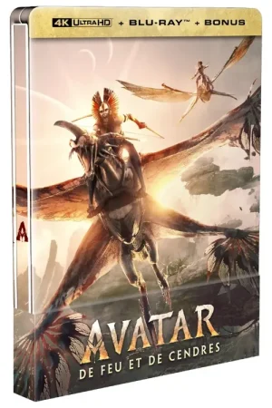 Prix avantageux - AVATAR : DE FEU ET DE CENDRES - COMBO UHD 4K + BD + BD BONUS - STEELBOOK - ÉDITION LIMITÉE