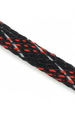 VIABLUE Gaine Tressée Rouge Noir Ø6-14mm | À ne pas manquer