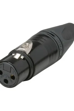 NEUTRIK NC3FXX-B Connecteur XLR Femelle 3 Pôles Plaqué Or Ø8mm (Unité) - Meilleur prix
