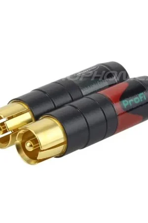 NEUTRIK NF2CB2 Connecteurs RCA plaqué Or Ø8.2mm (La paire) | Derniers exemplaires