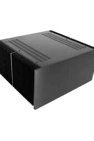 Commandez en ligne - HIFI 2000 Boitier dissipateur 4U 400mm - Facade 10mm Noir