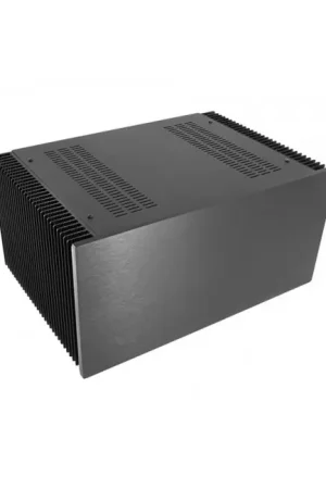 Expédition rapide | HIFI 2000 Boitier dissipateur 4U 300mm - Facade 10mm Noir