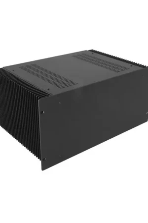 HIFI 2000 Boitier dissipateur 4U 300mm - Facade 4mm Noir | Très apprécié des clients