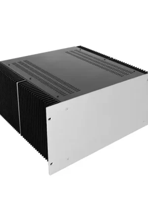 Prix en baisse | HIFI 2000 Boitier dissipateur 4U 400mm - Facade 4mm Silver