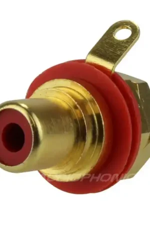 NYS367 Embase RCA à souder Rouge - Plus que quelques articles