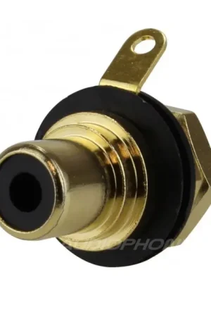 Petit prix | NYS367 Embase RCA à souder Noir