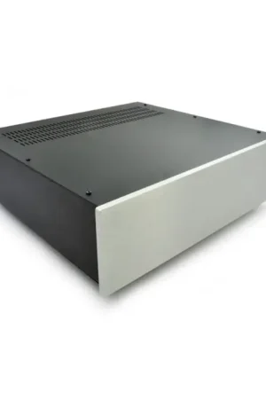 Très populaire - HIFI 2000 Boitier 3U 400mm - Facade 10mm Silver