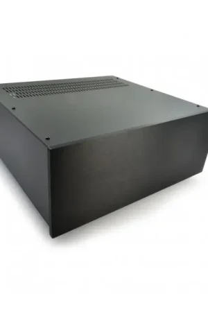 HIFI 2000 Boitier 4U 400mm - Facade 10mm Noir - Expédition express