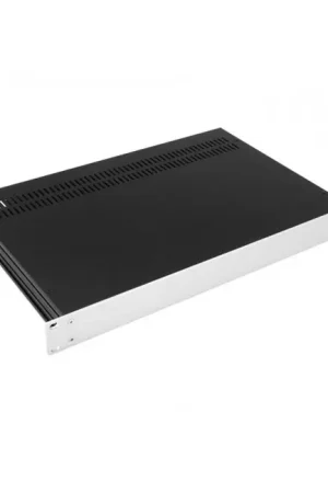 HIFI 2000 Boîtier Slimline 1U 280mm Façade 4mm Argent - Meilleur prix