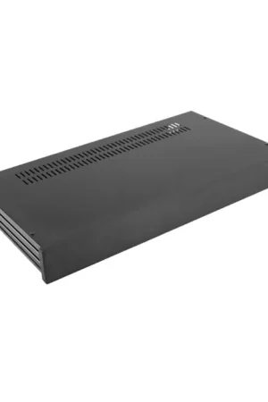 HIFI 2000 Boîtier Slimline 1U 230mm Façade 10mm Noir - Réduction