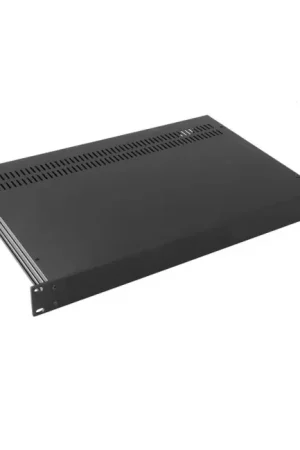 Préféré des clients | HIFI 2000 Boîtier Slimline 1U 350mm Façade 4mm Noir