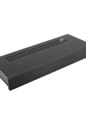 HIFI 2000 Boîtier Slimline 1U 170mm Façade 10mm Noir - Prix usine