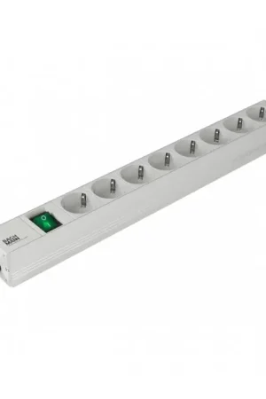 SOMMERCABLE SLRV08-L Multiprise 8 ports + Interrupteur lumineux - Quantité limitée