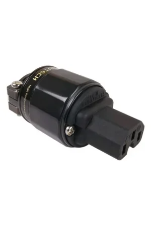 Expédition rapide | FURUTECH FI-11-N1 (G) Connecteur IEC C15 plaqué Or 24k Ø18mm