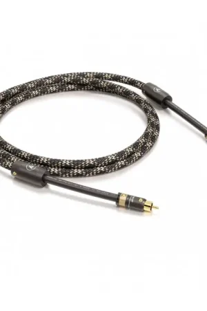 VIABLUE NF-75 Câble Numérique Coaxial RCA Blindage Plaqué Argent 2.5m | Derniers exemplaires