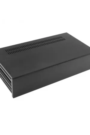 Disponible maintenant - HIFI 2000 Boîtier Slimline 2U 230mm Façade 10mm Noir