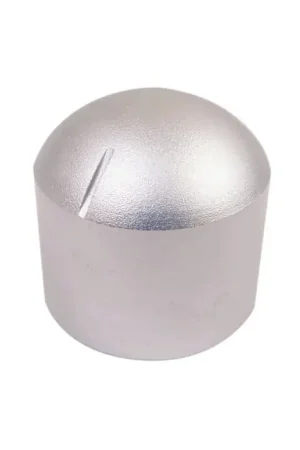 Derniers exemplaires | Bouton Aluminium Axe Méplat Style Dôme 29×30mm Ø6mm