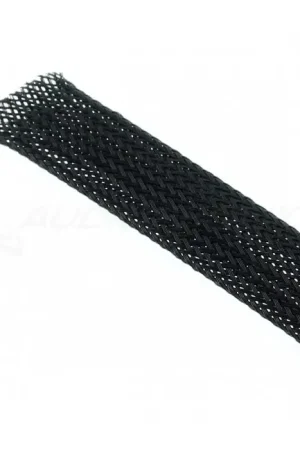 Gaine Tressée Extensible Nylon (PET) 6-12mm Noir - Offre bientôt terminée