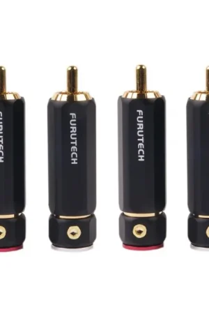 Réduction spéciale - FURUTECH FP-110 (G) Connecteurs RCA plaqué Or 24k Ø9.2mm (Set x4)